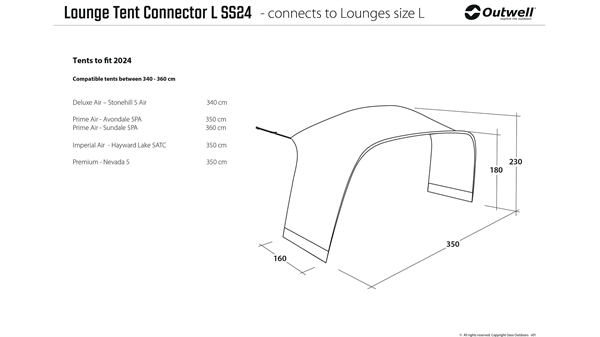 Outwell Lounge Tent Connector L